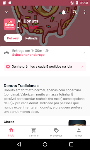 Android application All Donuts screenshort