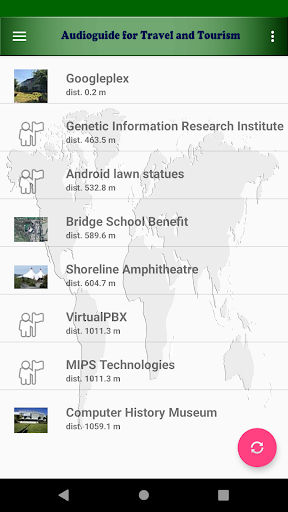 Audioguide for Travels and Tourism ATM