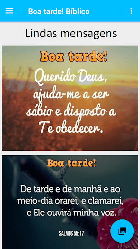 Android application Versículos bíblicos screenshort