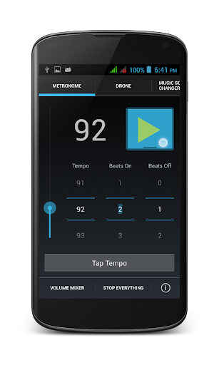 Android application Musician's Practice Hub screenshort