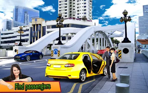 Real Taxi Car Driving Sim 3D