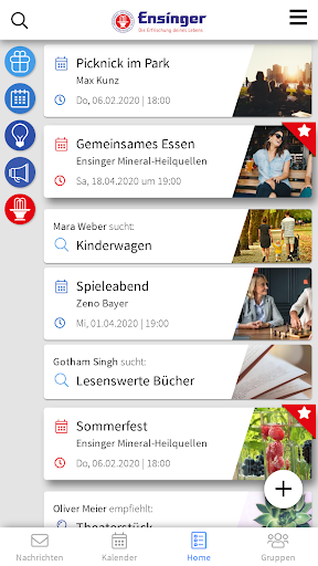 Android application Ensinger Mineral-Heilquellen screenshort