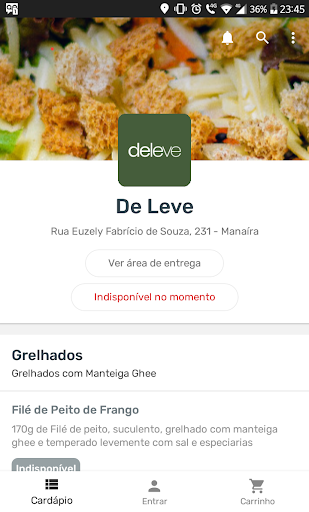 Android application De Leve screenshort