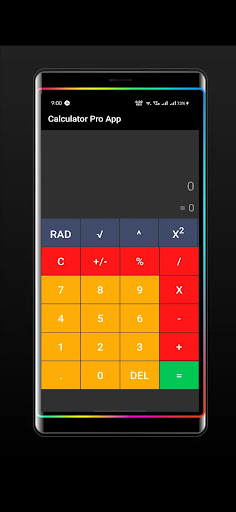 Android application PRO CALCULATOR APP screenshort