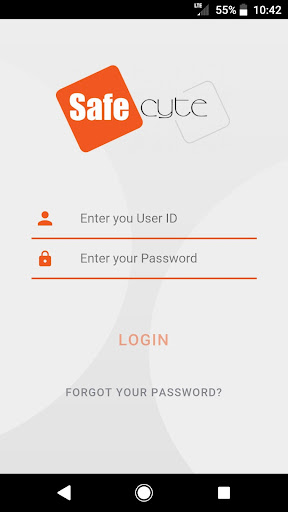 Android application SafeCyte Compliance Management screenshort