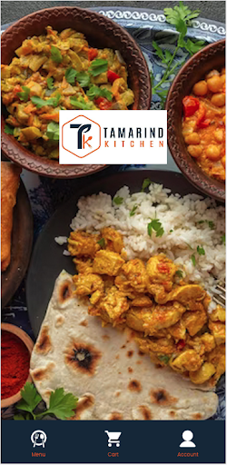 Android application Tamarind Kitchen screenshort