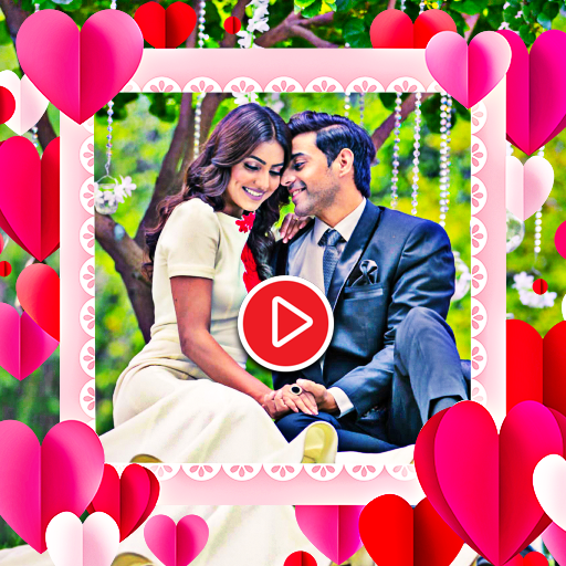 Love video maker slideshow logo