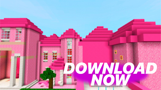 Pink house for Minecraft