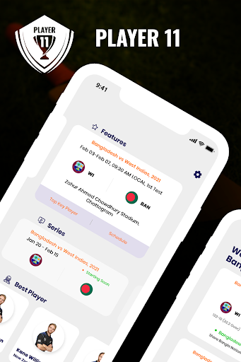 Android application Player11 - Cricket Prediction screenshort