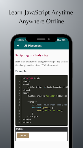 JavaScript Screen 2