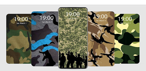 Android application Camouflage Live Wallpaper screenshort