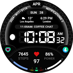 TVV Digital 3 Watch Face