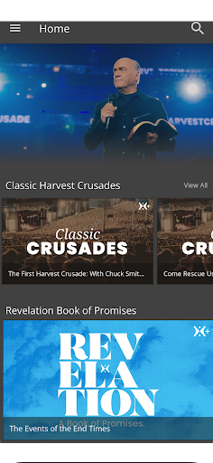 Android application Harvest+ screenshort