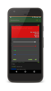 SystemGlow: system monitor Captura de pantalla