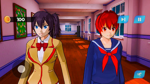 Anime High School Sakura Girl 1.7 screenshots 1