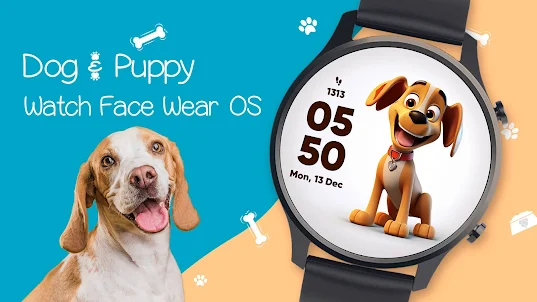Dog & Puppy Watch Face Wear OS