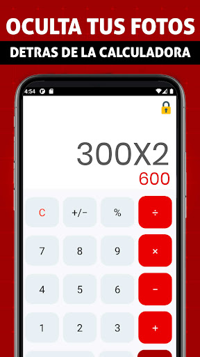 Android application WSLT Calculadora Secreta screenshort