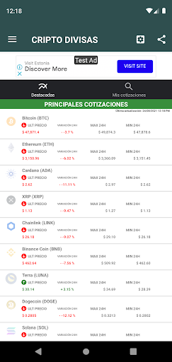 Cripto Analítica Screen 3