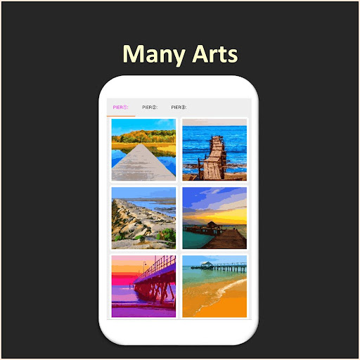 Android application Color by Number - pier screenshort