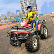 ATV Bike City Taxi Cab - Quad Driving