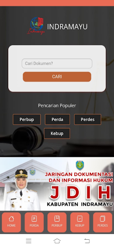 Android application JDIH Indramayu screenshort