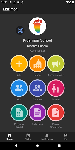 Android application Kidzimon screenshort