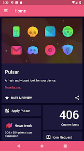 Pulsar - Icon Pack स्क्रीनशॉट