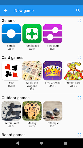 Android application C0UN+ screenshort