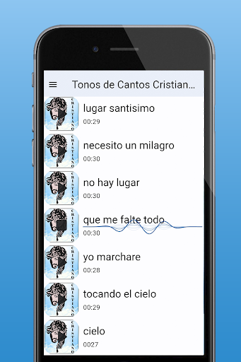 Android application Christian Ringtones screenshort