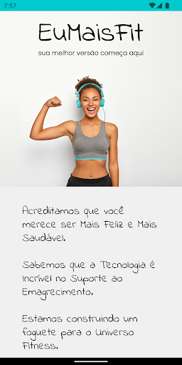 Android application EuMaisFit screenshort