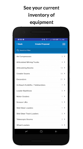Android application Rouse Sales App screenshort
