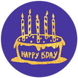 PG Bling Party - B Day Sticker Pack from PhotoGrid icon