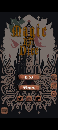 Android application Magic Rol Dice screenshort