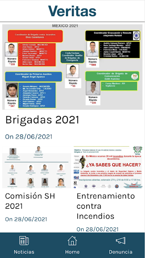 Android application VeritasPAD screenshort