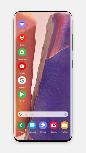 Note 20 theme for launcher Screen 3