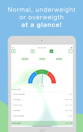 Screenshot of BMI-Calculator: Weight Tracker