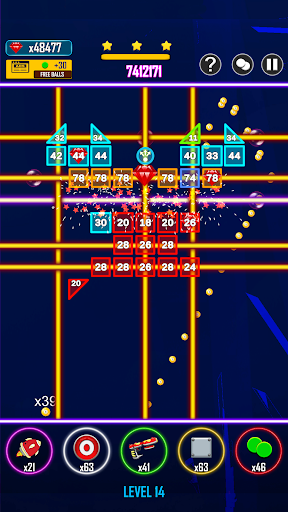 Brick Breaker Blast Off Screen 3
