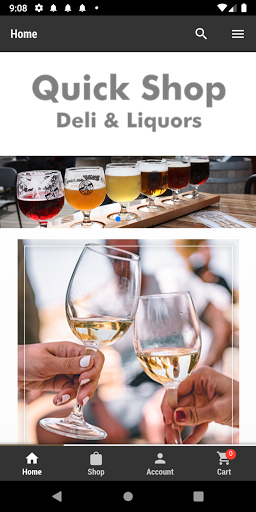 Android application Quick Shop Deli & Liquors screenshort