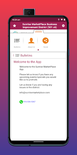 Sunrise MarketPlace BID Screen 3