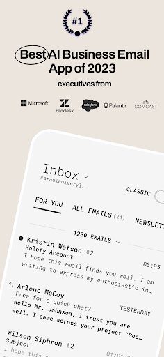 Android application Pro Emailer - Email AI screenshort