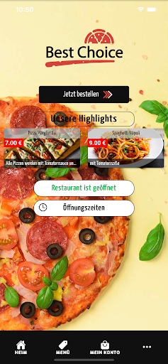 Android application Best Choice Usingen screenshort