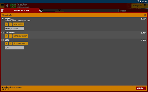 Pizabo - Lieferservice-App