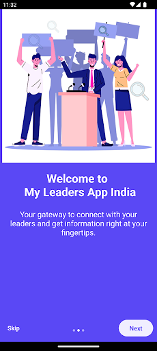 Android application My Leaders App India screenshort