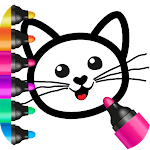Cover Image of Download Bini Drawing for Kids! Learning Games for Toddlers 3.3.2.1 APK