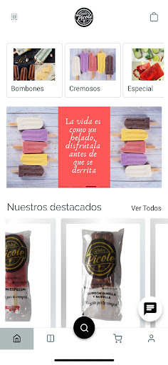 Android application Gelatos Picole screenshort