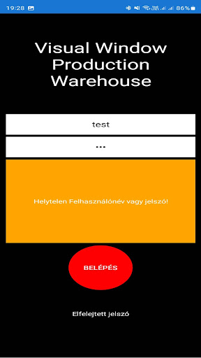 Android application Visual Window Prod. Wh. screenshort