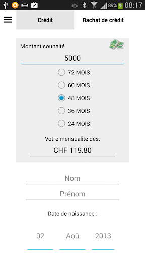 creditum Screen 3