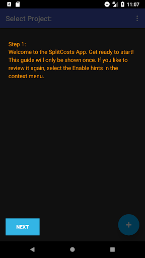 Android application Splitcosts free screenshort
