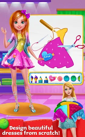 Game screenshot Design It Girl - Fashion Salon mod apk