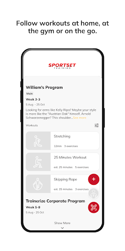 Sportset Training screenshot 3